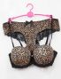 leopard underwear,sexy ,leopard,elegant ,purple bra set